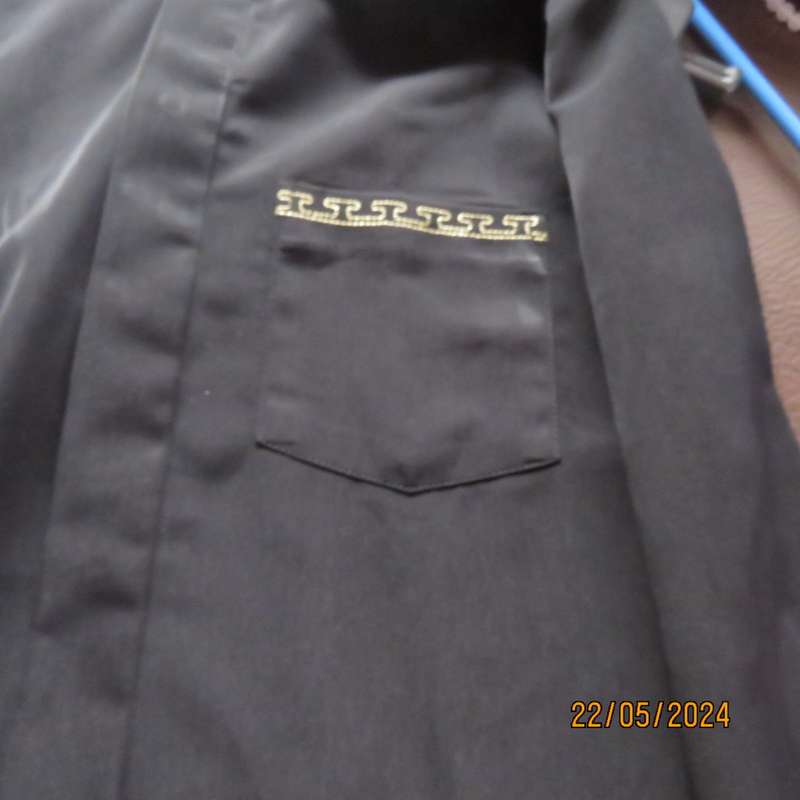 black long sleeve shirt by TOP MAN size 8/9 years.