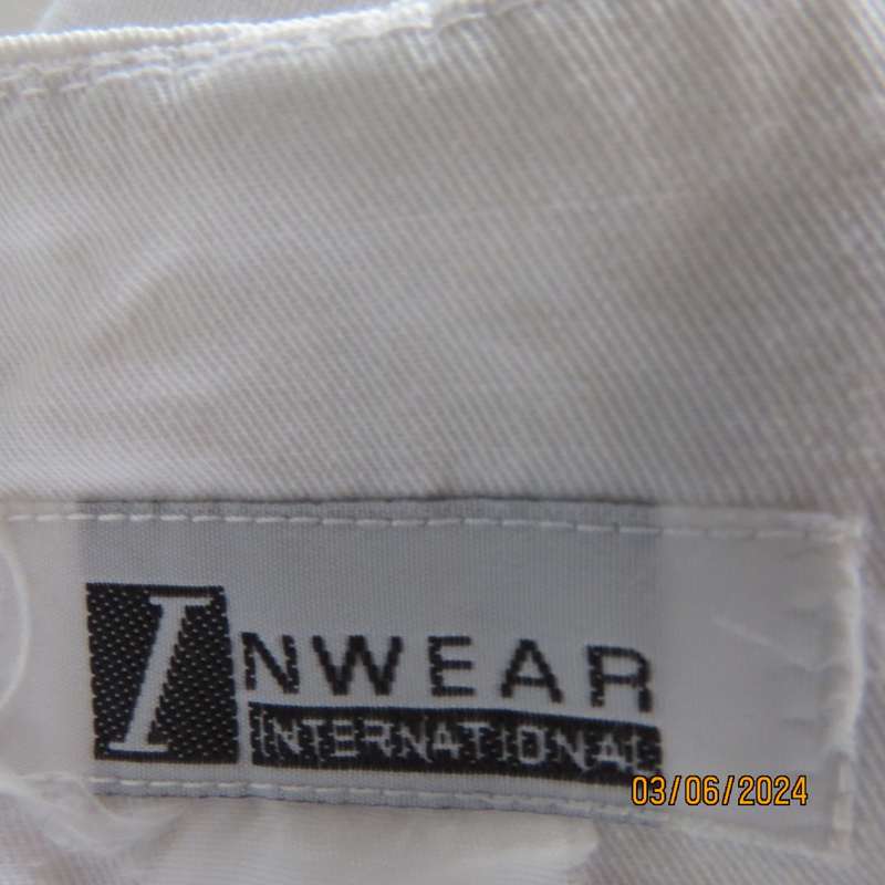 White high waisted pants by INWEAR size 36/12. Worn with belt!Cotton/viscose. Size pockets.As new