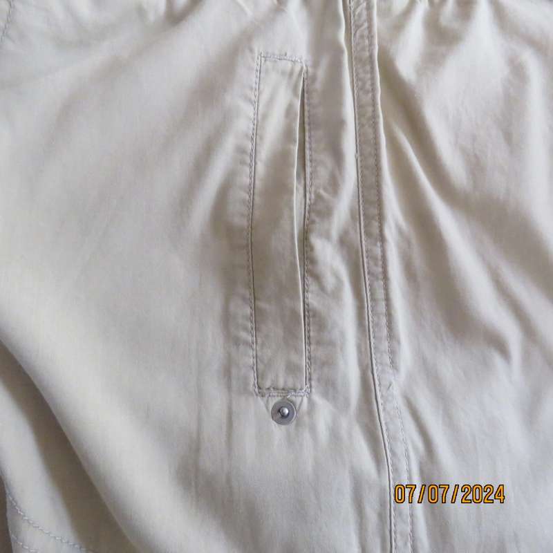 Fabulous wheat colour PENNY C casual cotton pants size 42.  With drawstring waist.Pockets. As new.