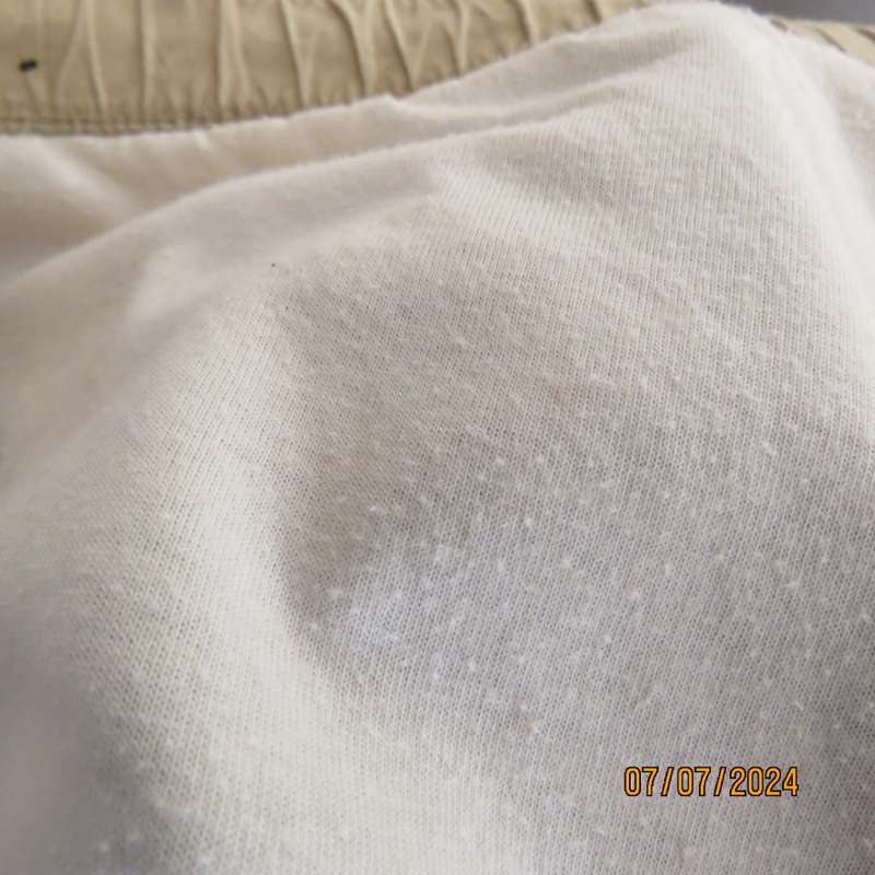 Fabulous wheat colour PENNY C casual cotton pants size 42.  With drawstring waist.Pockets. As new.