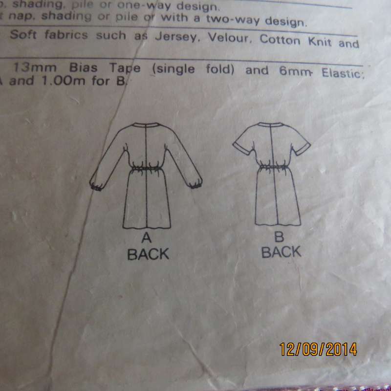 Sewing pattern by BUTTERICK 6658 for 7 to 12 yr old girl. Easy to make 4 pieces dress. Very good con