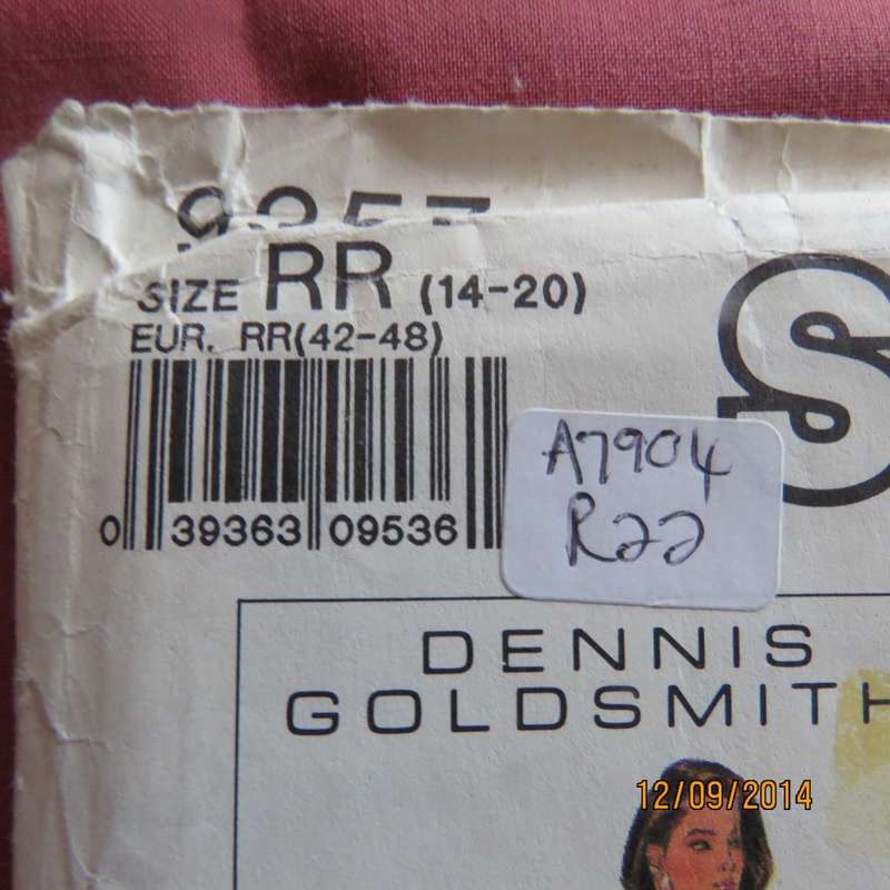 Sewing pattern by SIMPLOCITY 9357 for yoked skirt and jacket sizes 38 to 44.  Very good condition