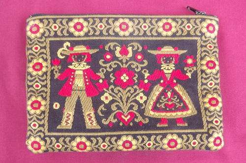 Small Embossed Austrian Bag.