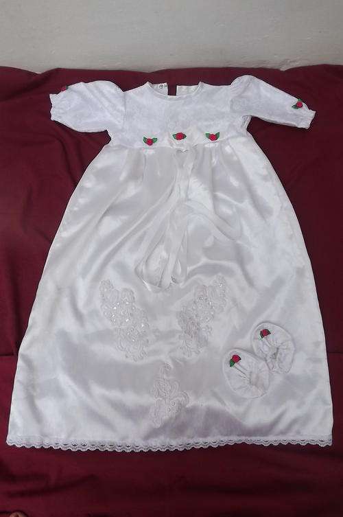 Christening Dress for Girl with matching shoes