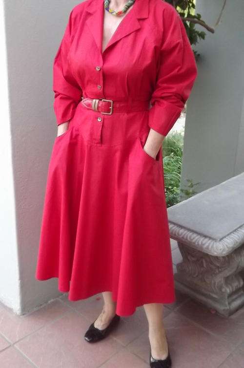 Red Riviera Vintage Dress