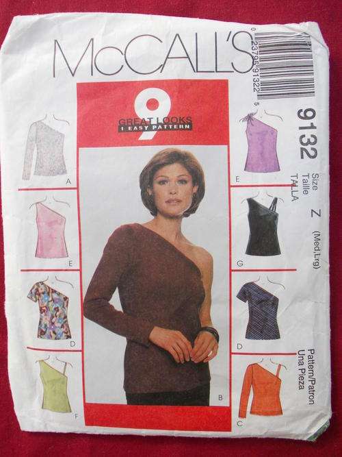 McCalls Stretch Top Pattern - sizes Medium/Large