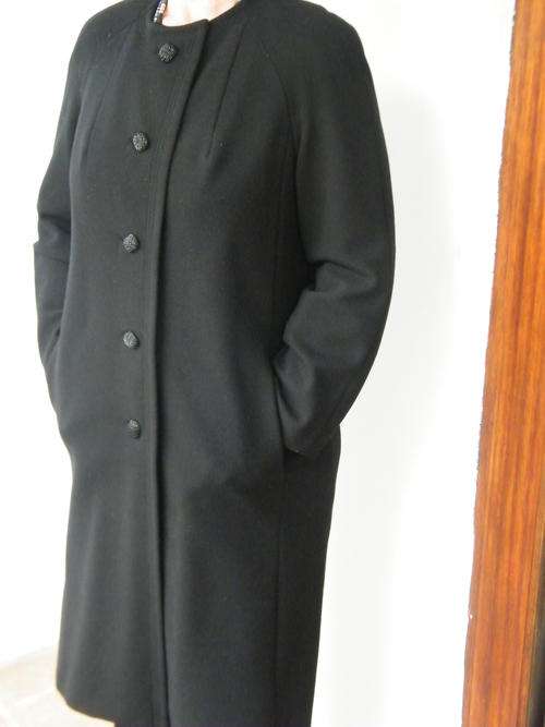 The Black Woolen Coat you always wanted in size 36