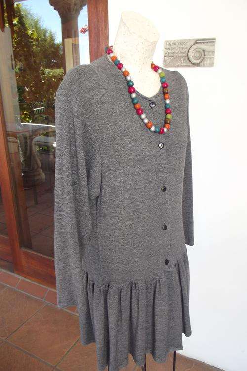 Grey Long Sleeve Top