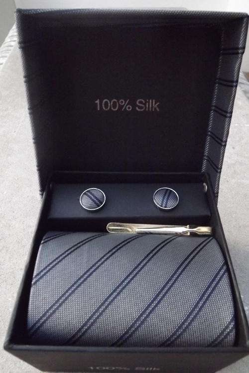 4 Piece 100% Silk Tie Set