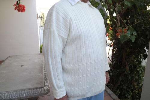XX-Large Beige Jersey With Rounded Neck - Good Condition.
