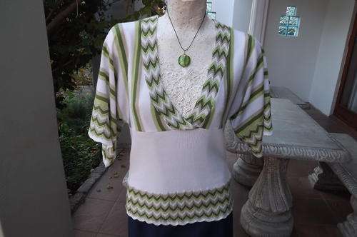 Knitted Top in Shades of Green from Truworths in size 38/40