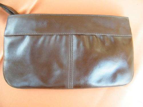 Chocolate Brown Clutch Bag in good condition - 31x17cm