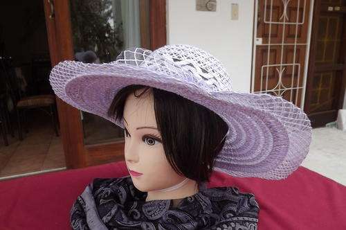 Fashionable Lavender Hat to wear to that garden party