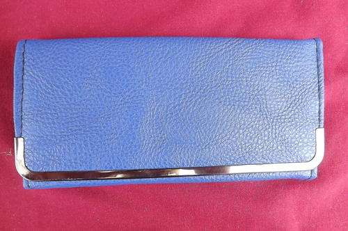 Royal Blue Fashion Wallet for Notes and Cards