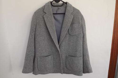 Grey/Blue Fully Lined Winters Ladies Jacket in size 12/36 by Papillon - good condition