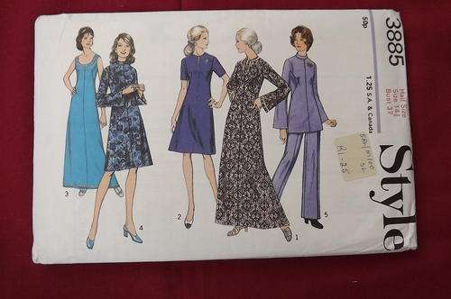 Style Sewing Pattern - size 14.5