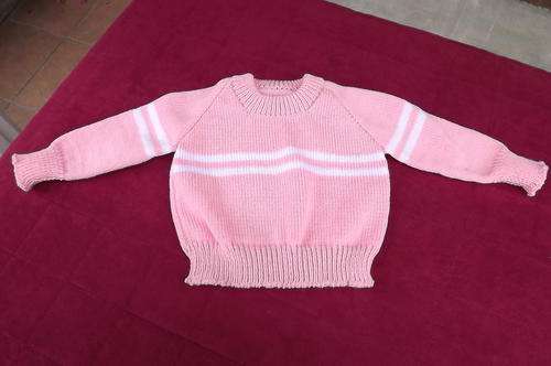 Pink Girls Home Knitted Jersey for 12-18 month old - new