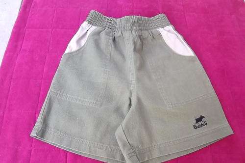 Military Green Bush Pig's Cotton Shorts for 6-8 year old boy by Street Kids Clothing -good condition