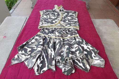 2 Piece Camouflage Skirt & Jacket for 7-8 yr old Girl - good used condition