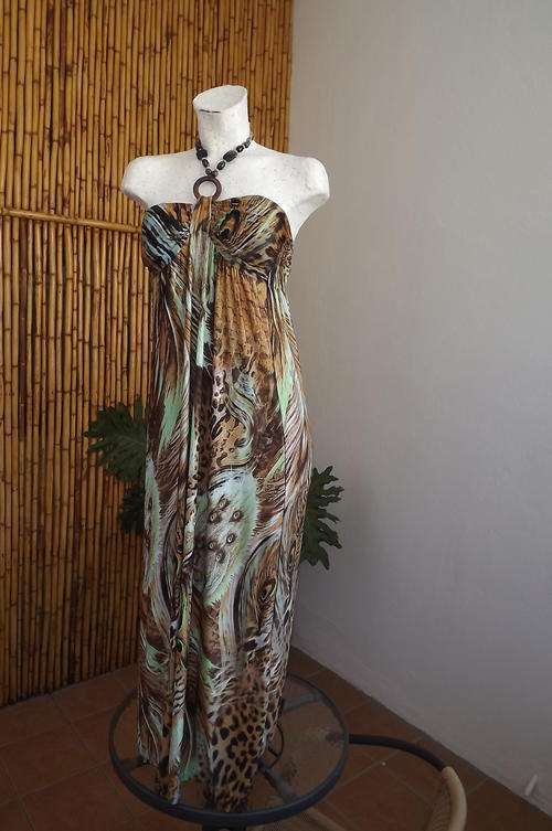Stunning Summer Dress from the East - Maxi with Built in Bra to fit 34 to 36 - new