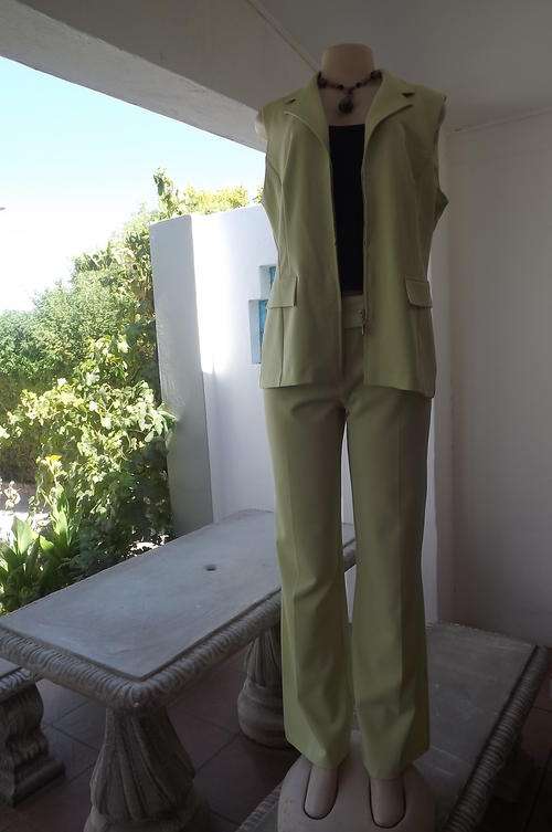 Mint Green 2 Piece Pants Suit in size 14/38 by Oasis Foschini - as new