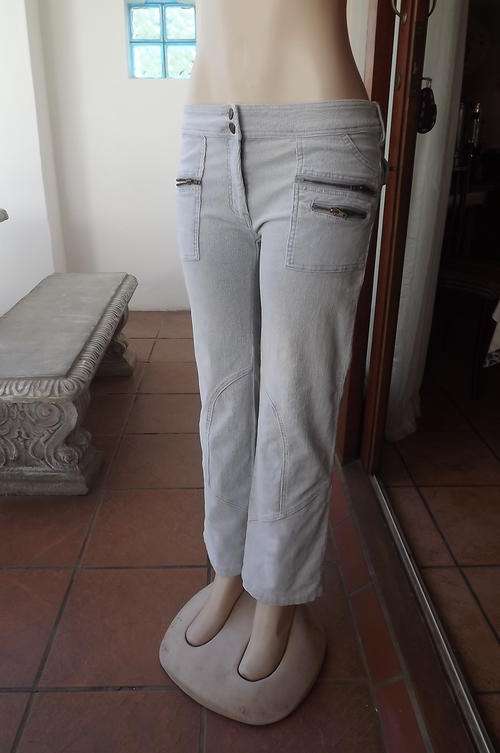 Periwinkle Corduroy Super Sexy Stretch Pants from Identity in size 12/36 -worn but in good condition