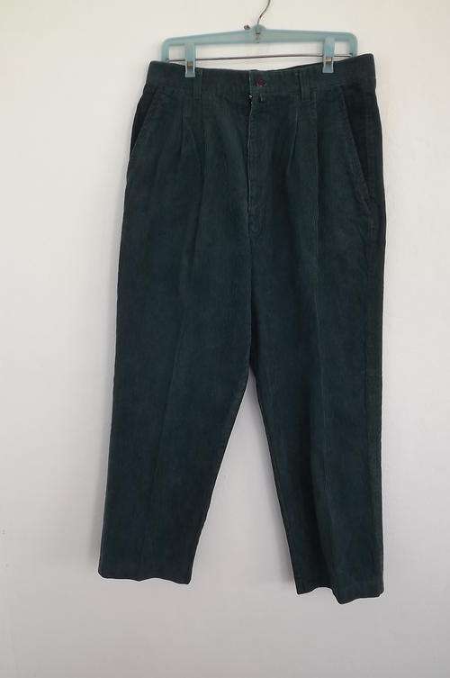 Men's Teal Colour Corduroy Pants in size 32 by matinique - 100% Cotton - never worn