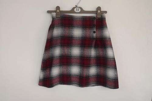 Short Check Winters Skirt by XTC Urban Vibe in size 8/32 - used but in good condition