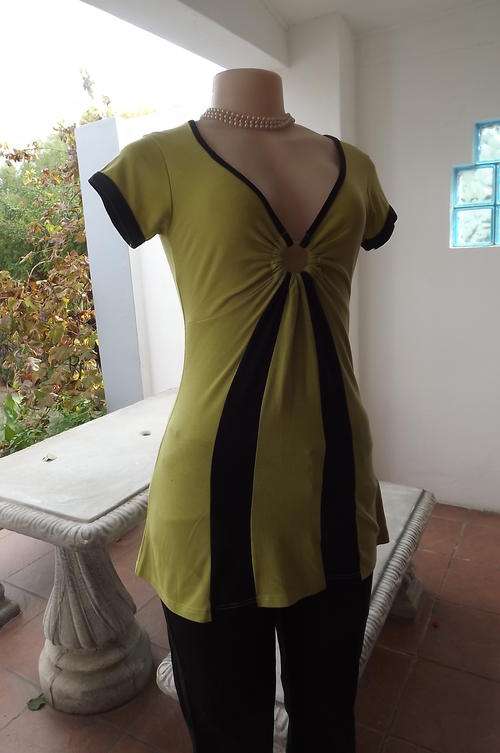 Nice Yellow/Green with Black TLC Top in size 8/32 - used a lot but good for home wear