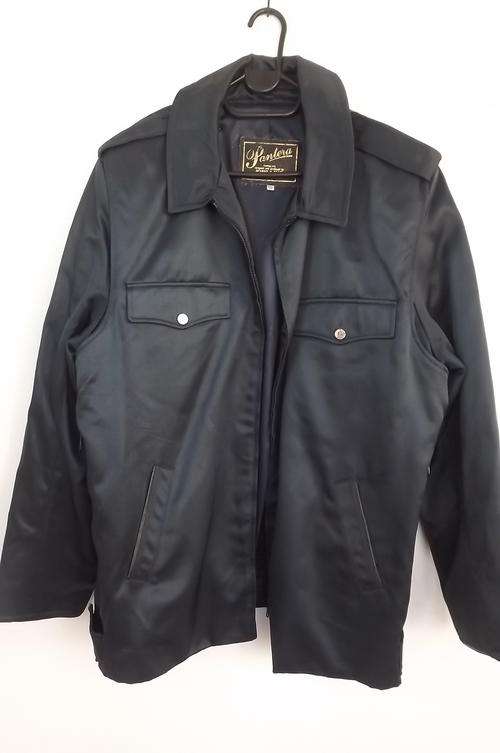 Handsome Zipped Black Pantera Jacket by Sparks & Ellis in size Large - Chest 126cm - as new