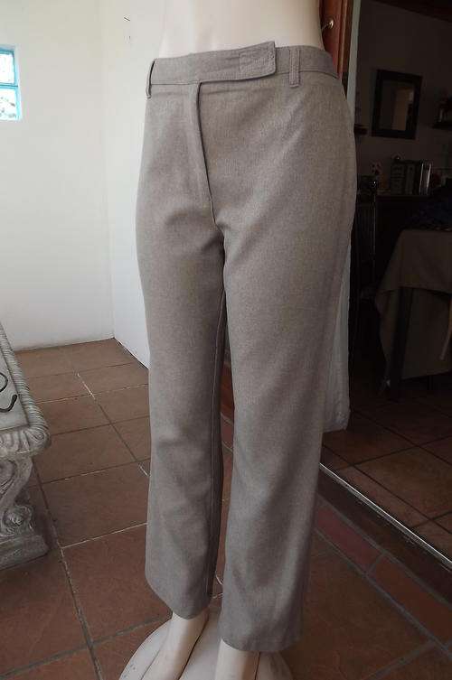 Stylish Beige Pants by Foschini in size 12/36 - 100% wash & wear polyester - good condition
