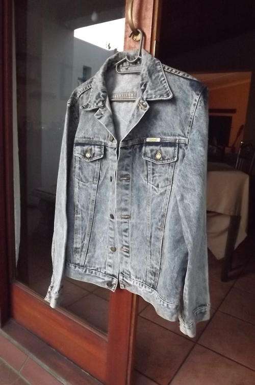 Men's Biker Style Denim Jacket by Chori in size Medium, chest 112cm - 100% cotton - new condition