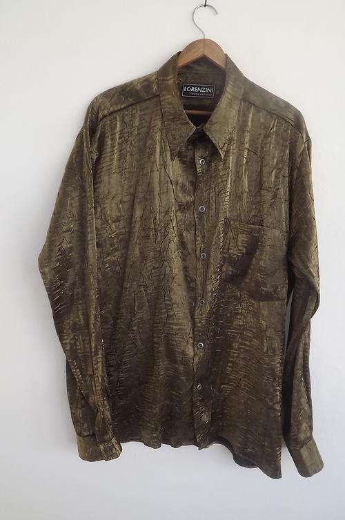 Antique Gold Colour Men's Lorenzini Young Casuals Shirt in size XL - new condition