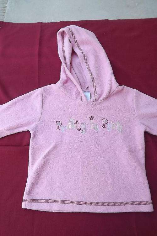 Pretty Pink Hooded Top for 3-6mnth old baby - used but still fine