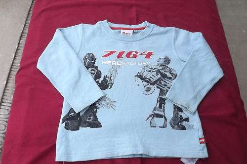 Popular Lego Wear boys top in 100% cotton for 5-6 year old boy.Warm top for winter.Used but in good