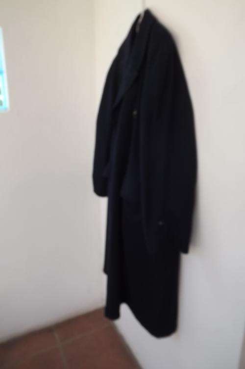 Navy Transnet coat by SAWA in size 34/87cm with warm woolen removeable inner.1991 Issue.Very good co