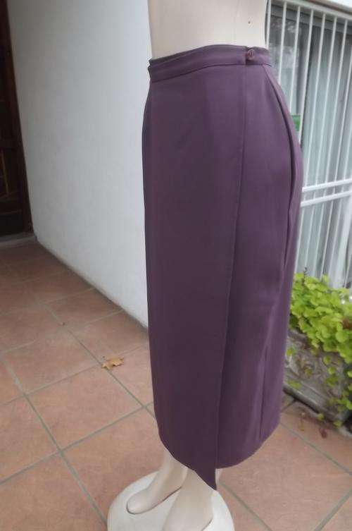 Indigo Purple fold over Skirt in Size 38/14 - Good condition