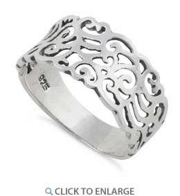Sterling Silver Freeform Ring