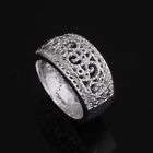 Victoria Broad Band Silver Ring