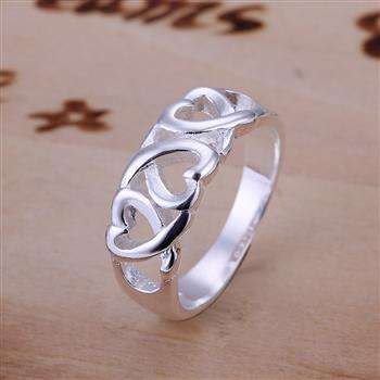 HEART SILVER RING