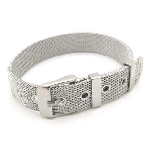 925 STERLING SILVER MESH BELT BRACELET