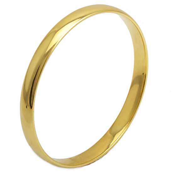 9K Yellow Gold Filled Womens Bangle