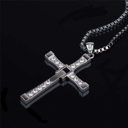 Titanium Fast and Furious  Dominic Toretto's Cross Pendant ** LOW WEEKEND SHIPPING SPECIAL