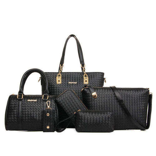 2017 New luxury PU leather handbag 6 piece set!!! Various Colours available