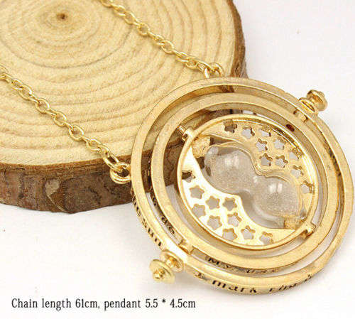 Harry potter Time Converter 360º Turner Hourglass Necklace**LOW  SNAP FRI SHIPPING SPECIAL**