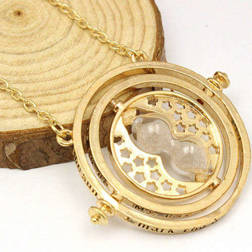 Harry potter Time Converter 360º Turner Hourglass Necklace**LOW  SNAP FRI SHIPPING SPECIAL**