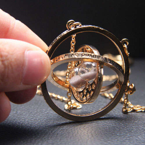 Harry potter Time Converter 360º Turner Hourglass Necklace**LOW  SNAP FRI SHIPPING SPECIAL**