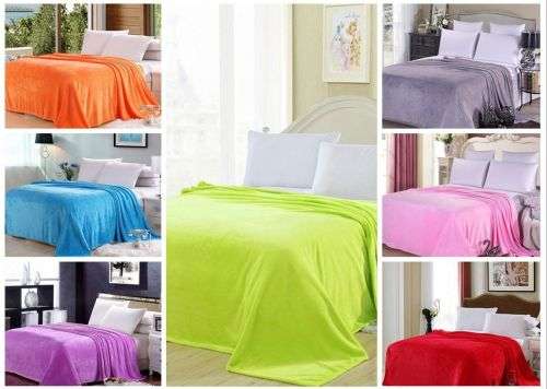 New Super Soft Warm  Micro Plush Fleece Blanket** WEEKEND LOW SHIPPING