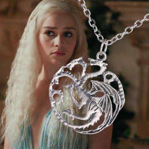 Game of thrones!! Targaryen emblem pendant and chain