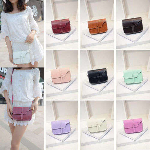 Ladies PU Leather Shoulder Bag** various colors